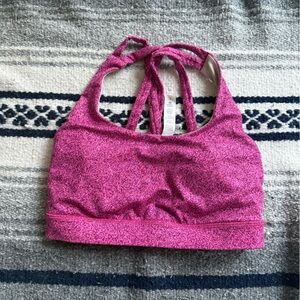Lululemon women’s energy pink bra size 2